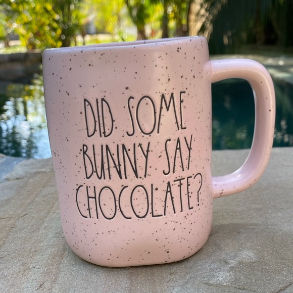 Rae Dunn Other - Rae Dunn Did Dome Bunny Say Chocolate Mug
